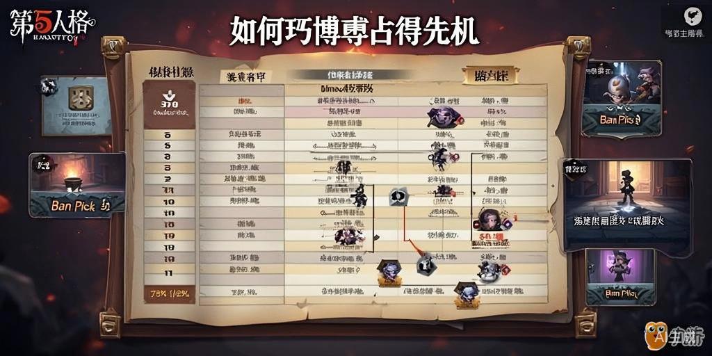 第五人格殿堂局BanPick策略分析，如何巧妙博弈占得先机？ 第1张